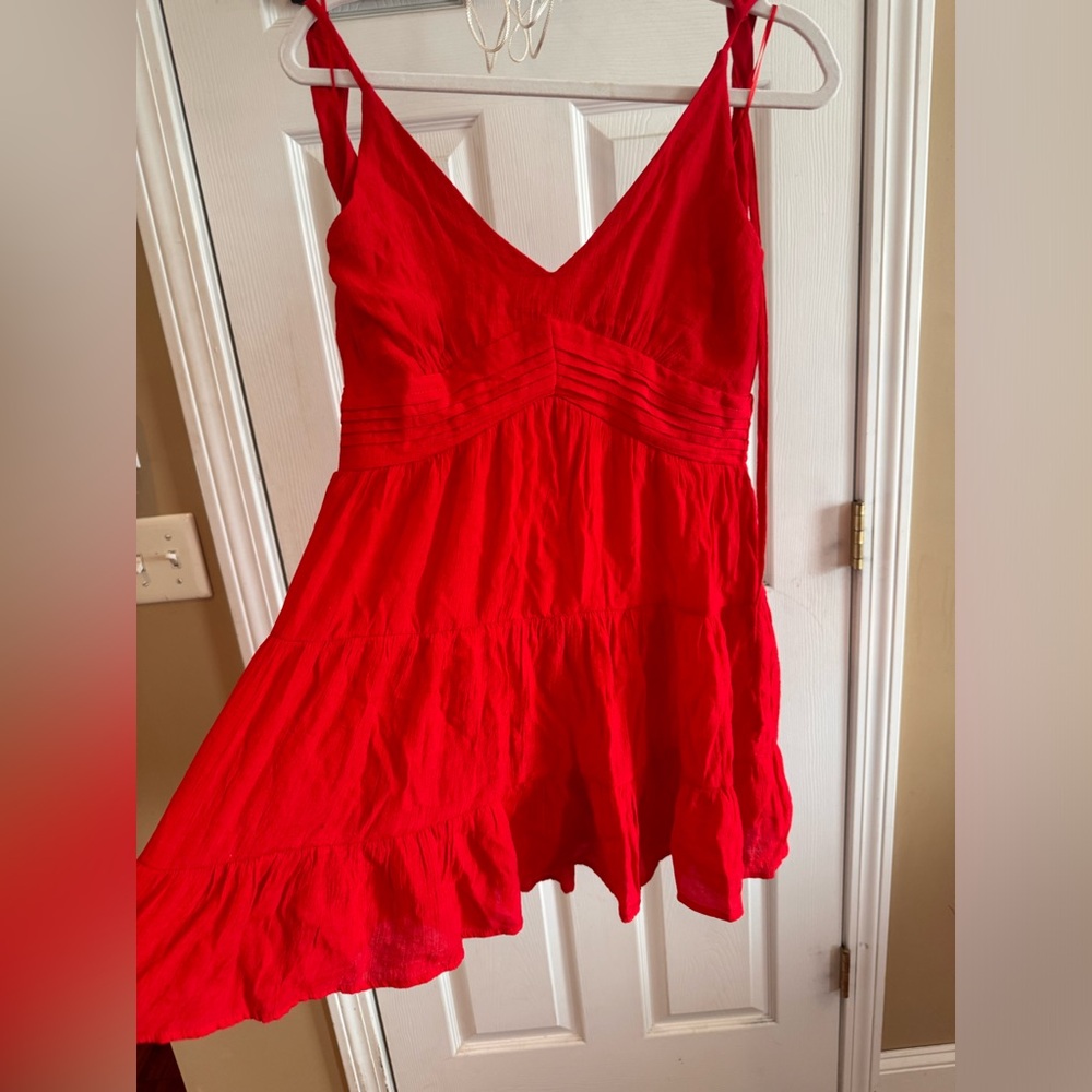 Beautiful red, boutique dress